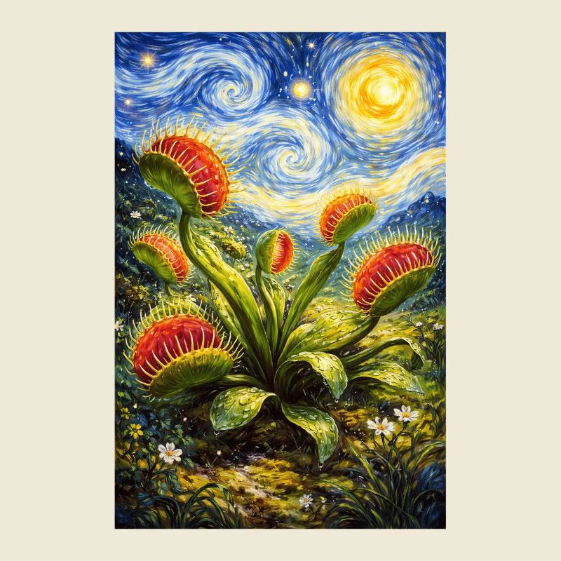 Venus Flytrap Starry Night