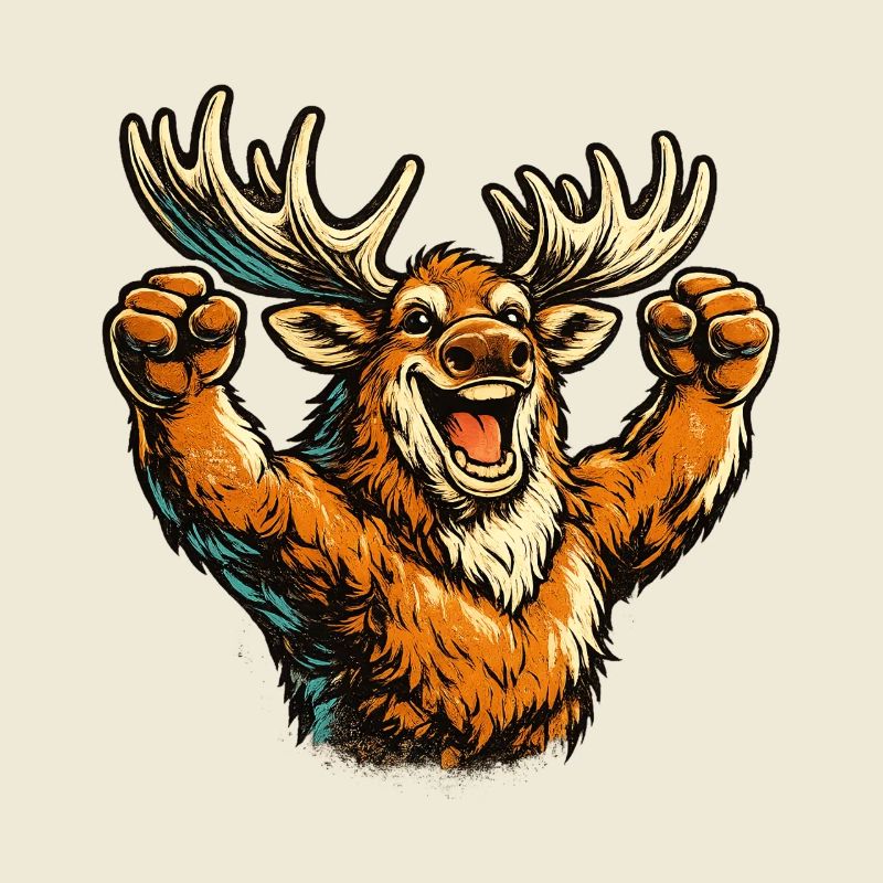 Moose rejoices