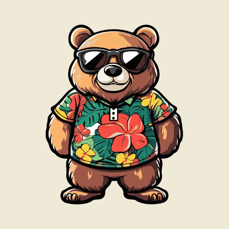 Vacances de Bear Comic