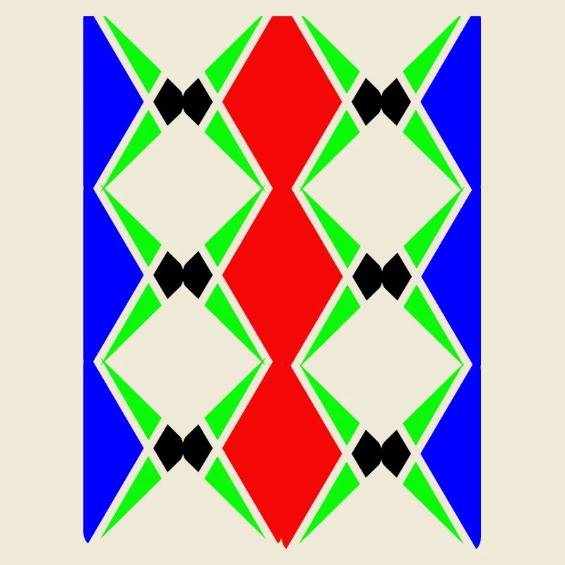 Mehrfarbiges, einzigartiges Design