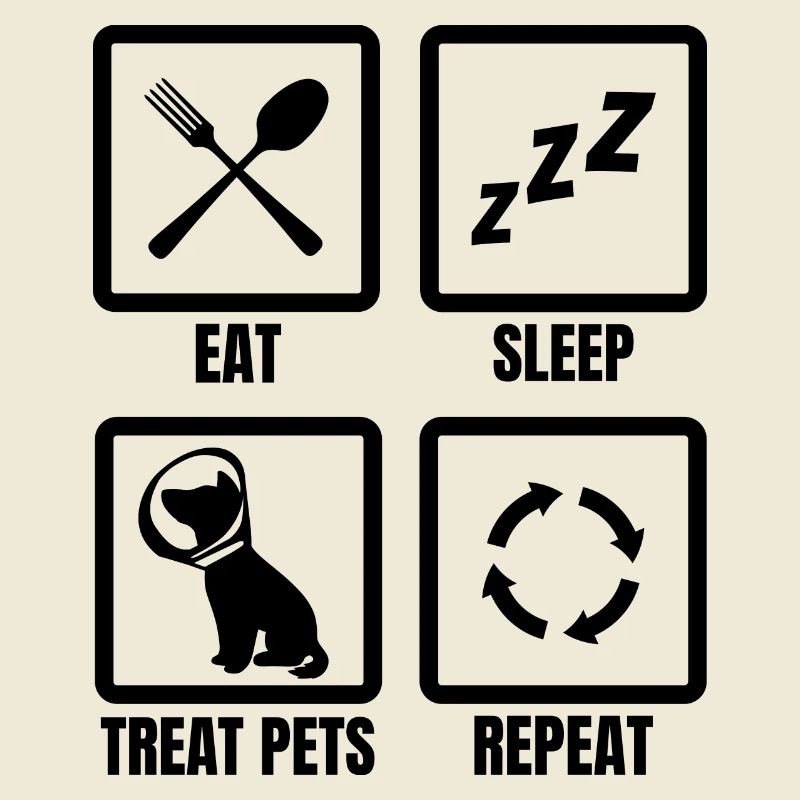 Tierarzt Routine