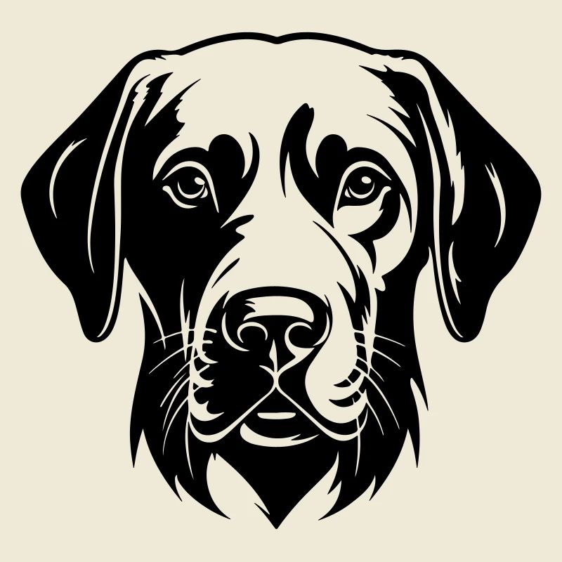 Labrador Dog Head