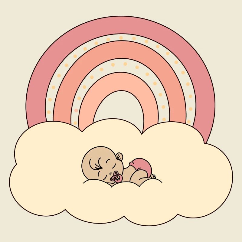 Bébé arc-en-ciel
