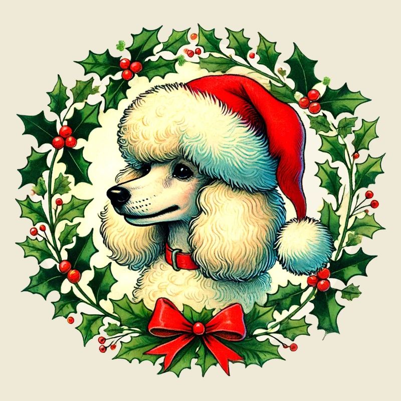 Caniche de Noël
