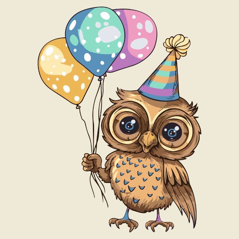 Eule Geburtstag Comic