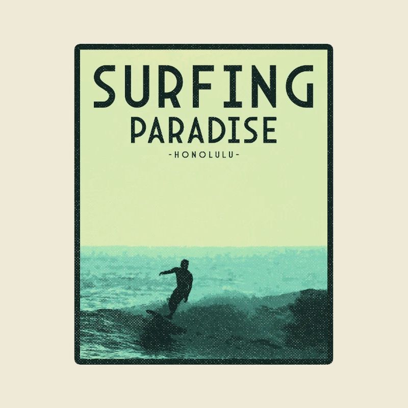 Paradis du surf à Honolulu