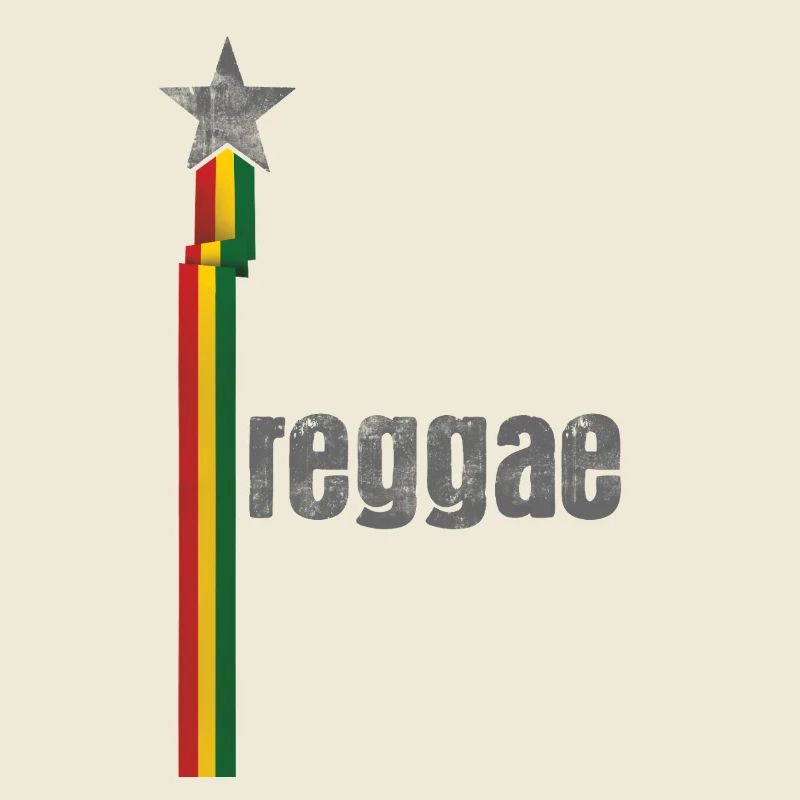 Conception de logo Reggae Star Rasta