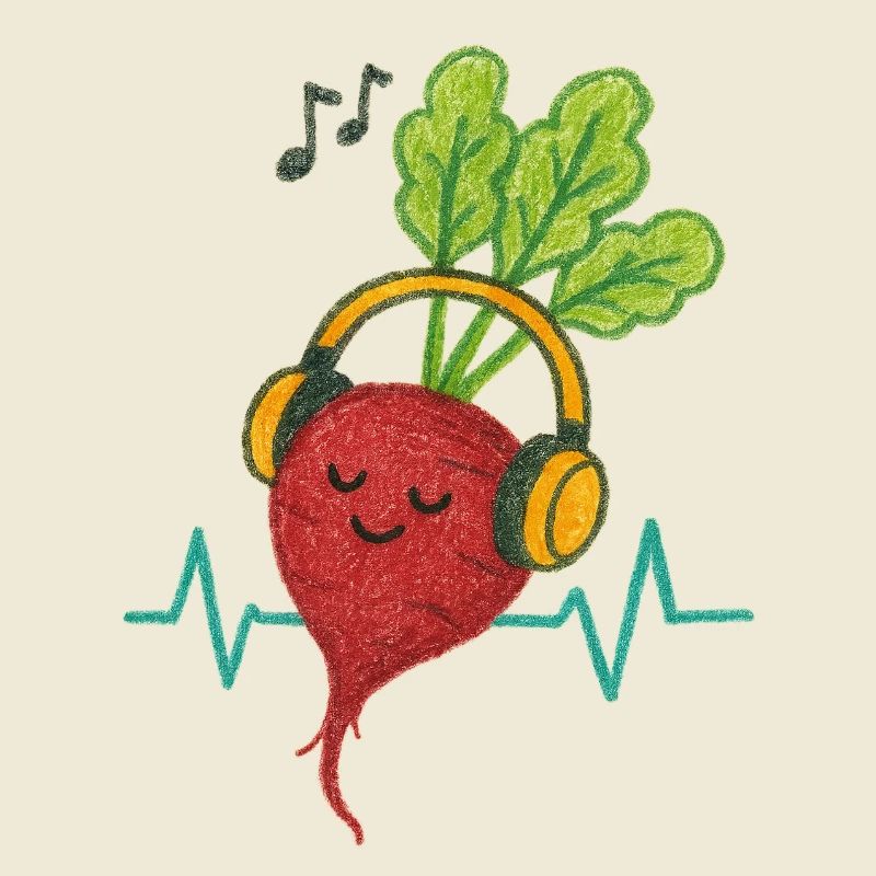 Beet Beats und Kopfhörer