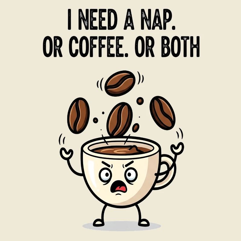 Nickerchen oder Kaffeetassen-Stimmung