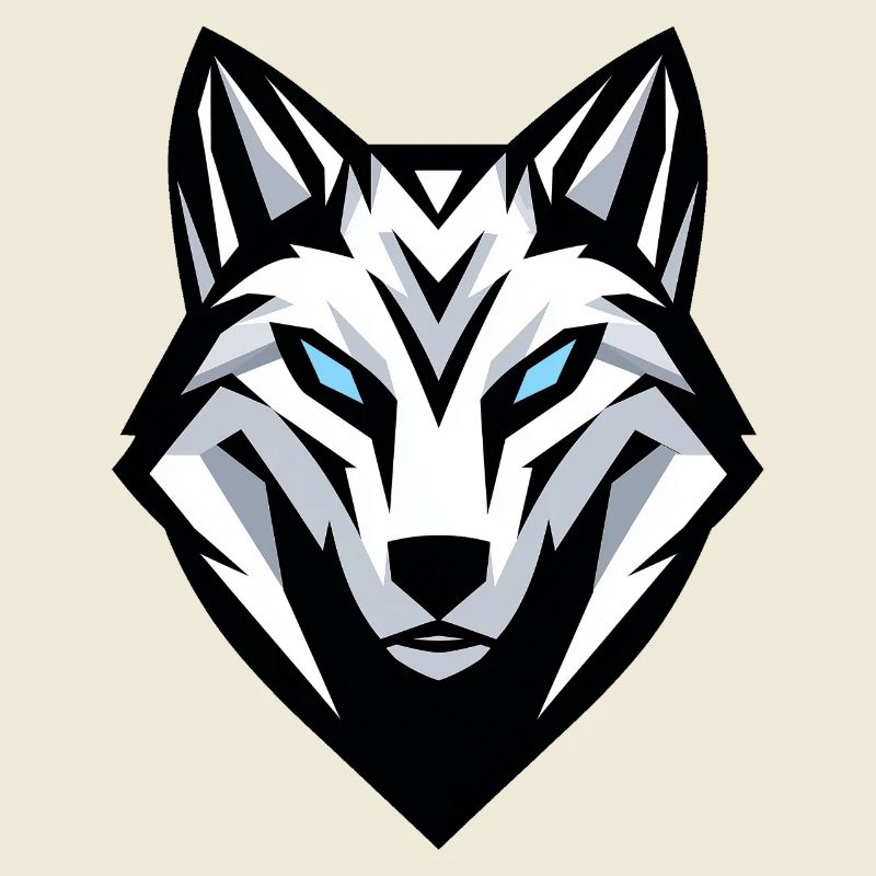 Wolf head logo, symbol, emblem, tattoo