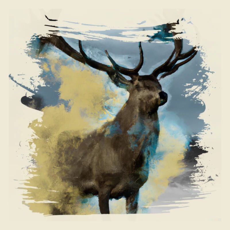 Cerf abstrait