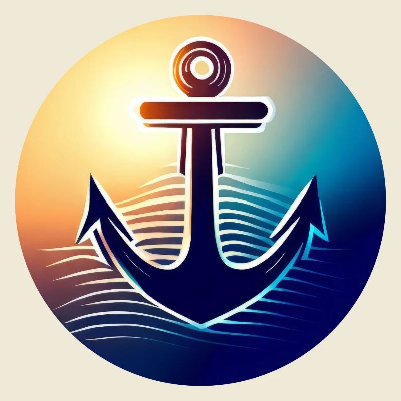 Anchor Sunset Round