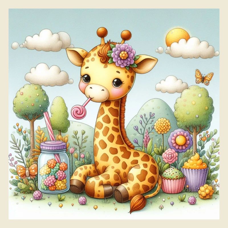 Giraffe Snacking