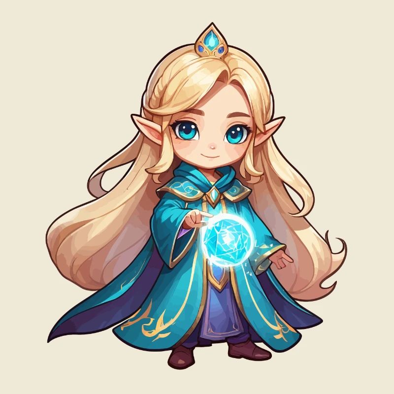 Sorceress Fanatsy Illustration