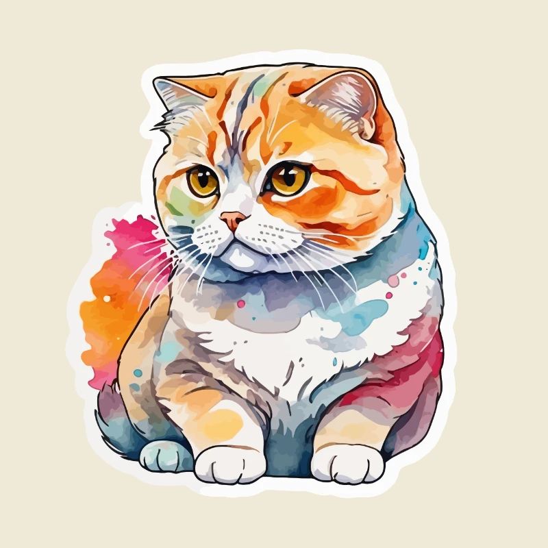 Scottish Fold Scottish Fold-Eared Cat