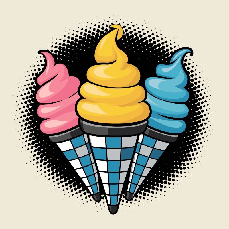 Cornets de crème glacée Ice Cream Lover