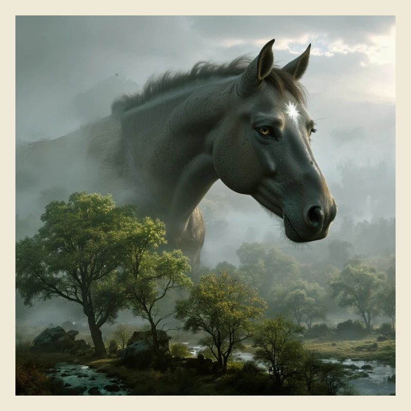 Pferd Star