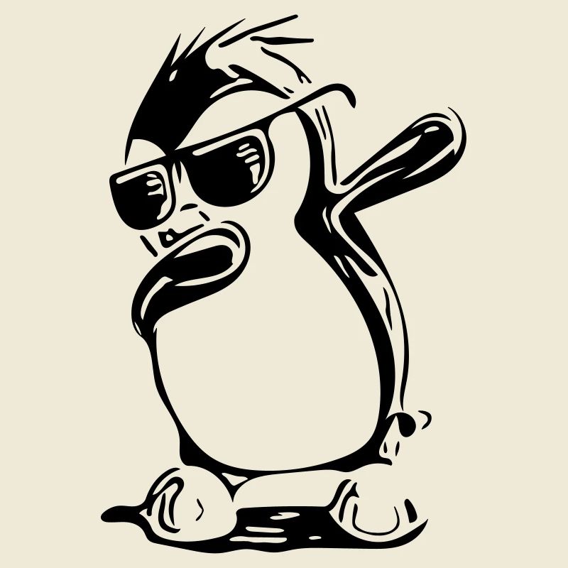 Cute Dabbing Penguin