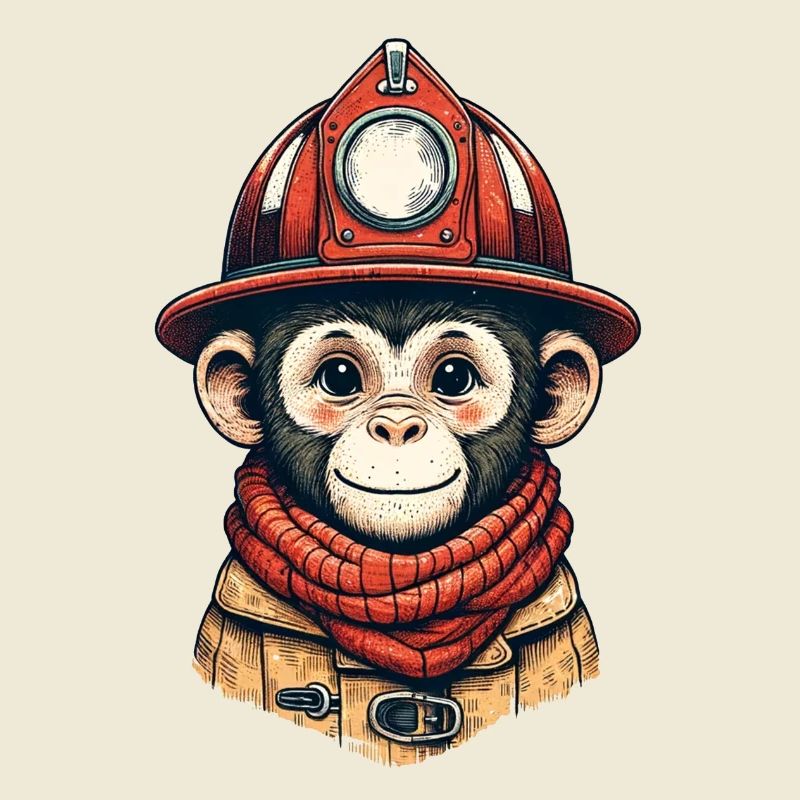 Pompier singe | Sapeurs-pompiers Äffle