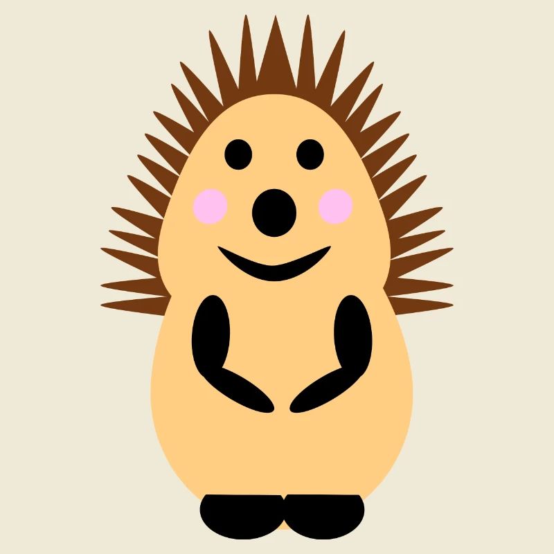 stehender Igel