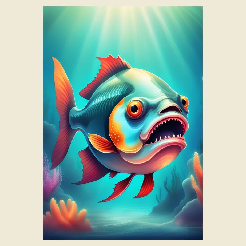 Strange looking creepy fish