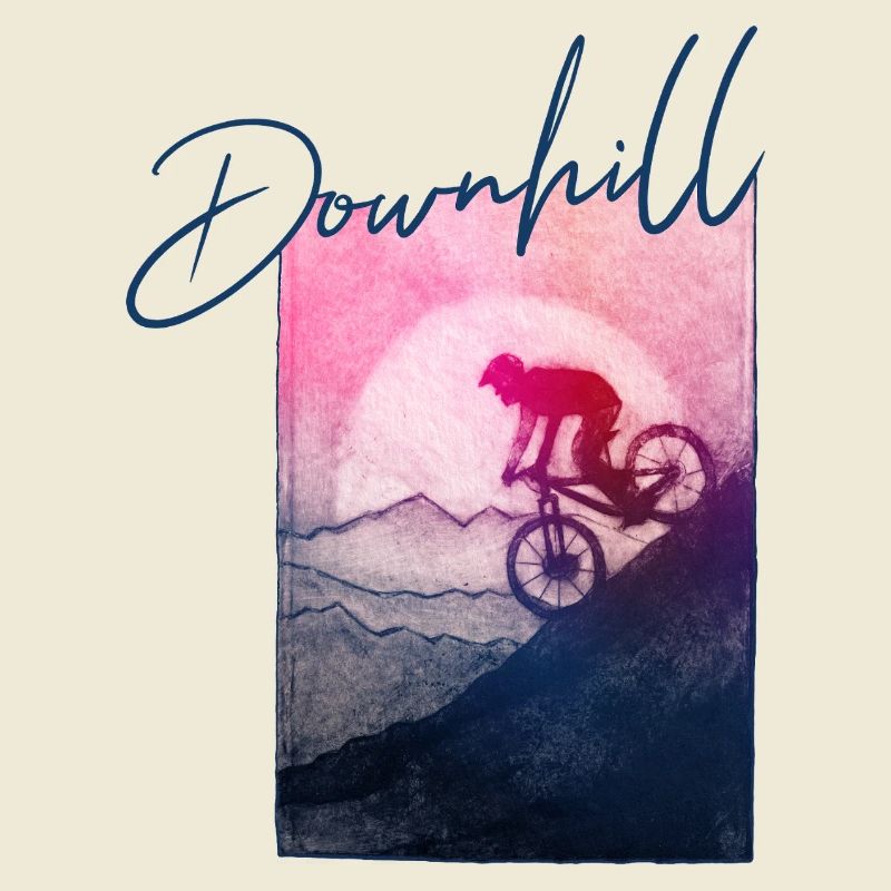 Downhill MTB - Modèle d’impression sculpté à la main
