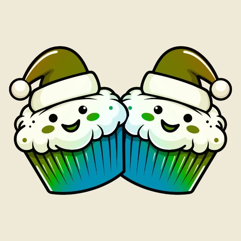 Cuisson du gâteau Muffin Noël