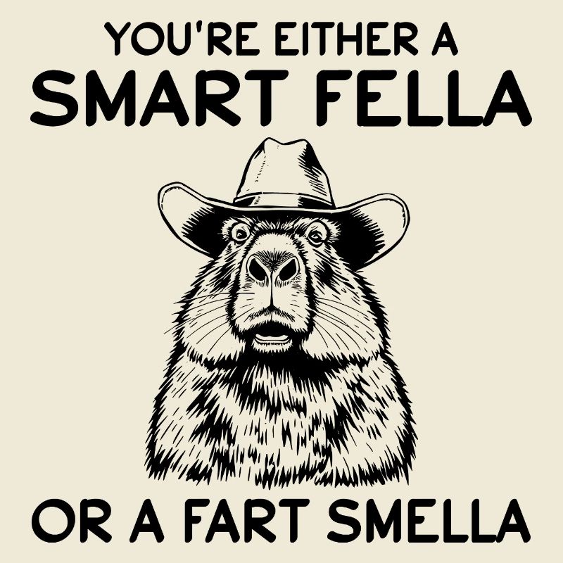 Du bist entweder ein schlauer Kerl oder ein Furzgeruch, der lustig riecht