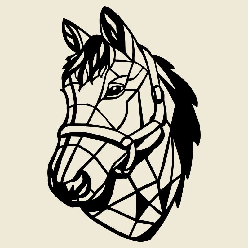 Conception Low Poly pour chevaux