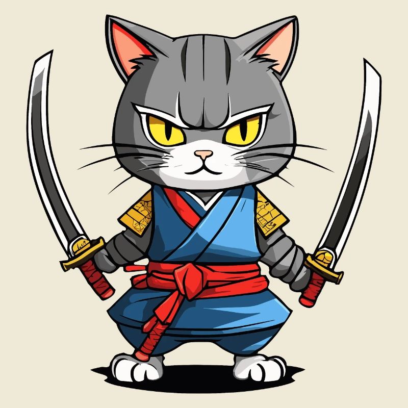 Chat samouraï #39