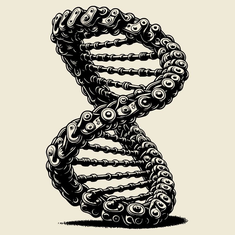 Möbius Loop Curved Chains DNA