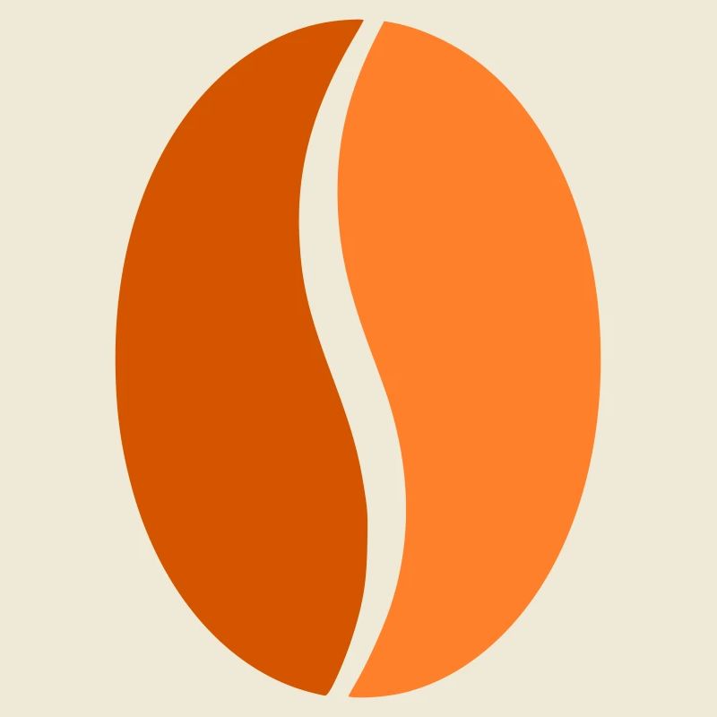 Coffee Bean Bean Flat Icon