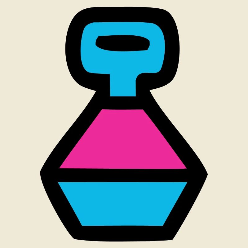 Retro Trinkflasche 90er Pop Art