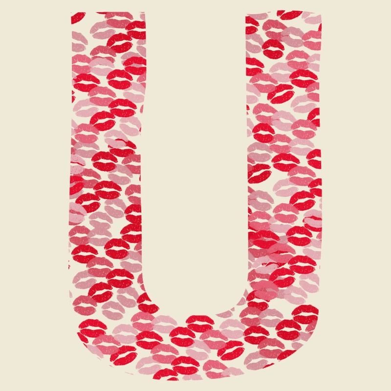 Buchstabe U - Kussgeschenk