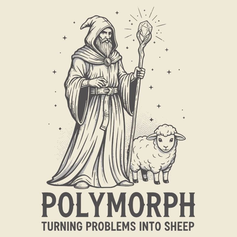 Polymorph Wizard – Turning Problems into Sheep