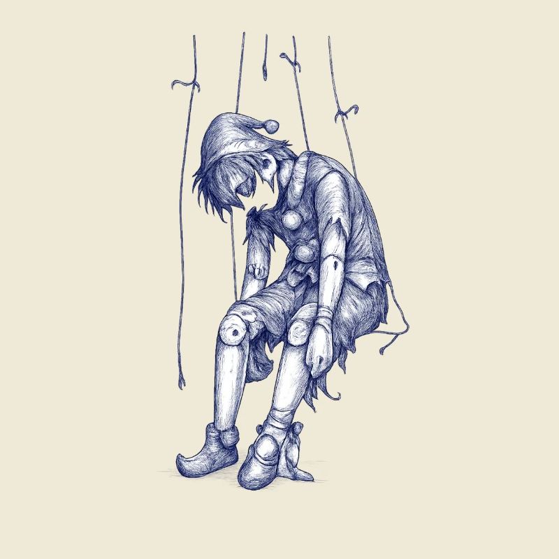 Blue Puppet Puppet Picture
