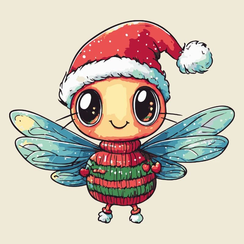Bande dessinée de Noël Libellule
