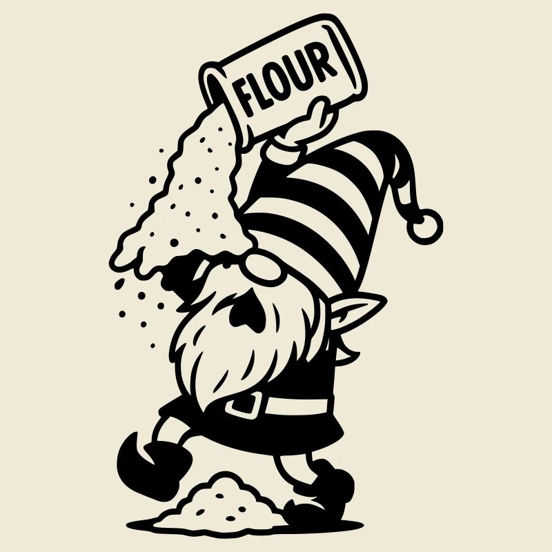 Gnome Flour Biscuits Bake