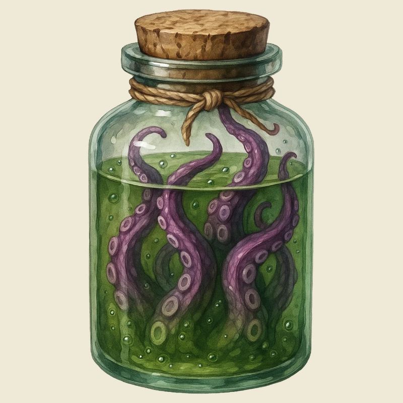 Tentacle Jar Alchemy Potion Halloween