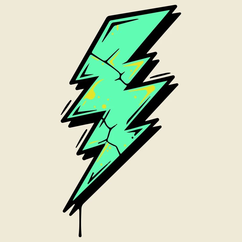 Blitzstil Blitz Abstrakt