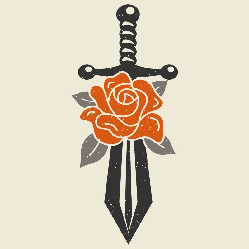 Logo de l’épée de fleur