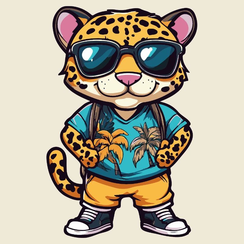 Leopard Comic Vacation