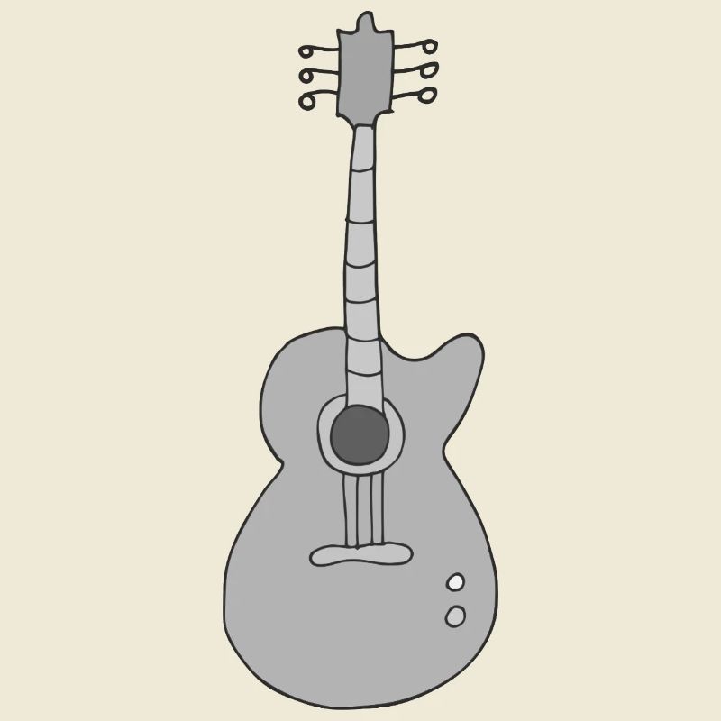 Guitar in Grey
