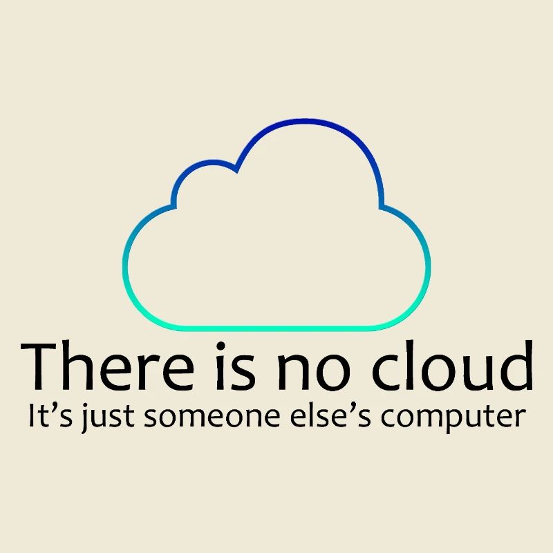 No Cloud Programming Funny Tee