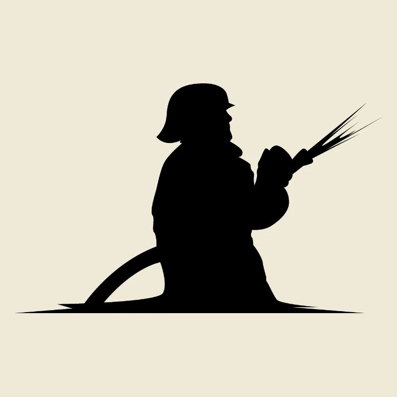 Graphique de l’icône de pompier de tuyau de pompier