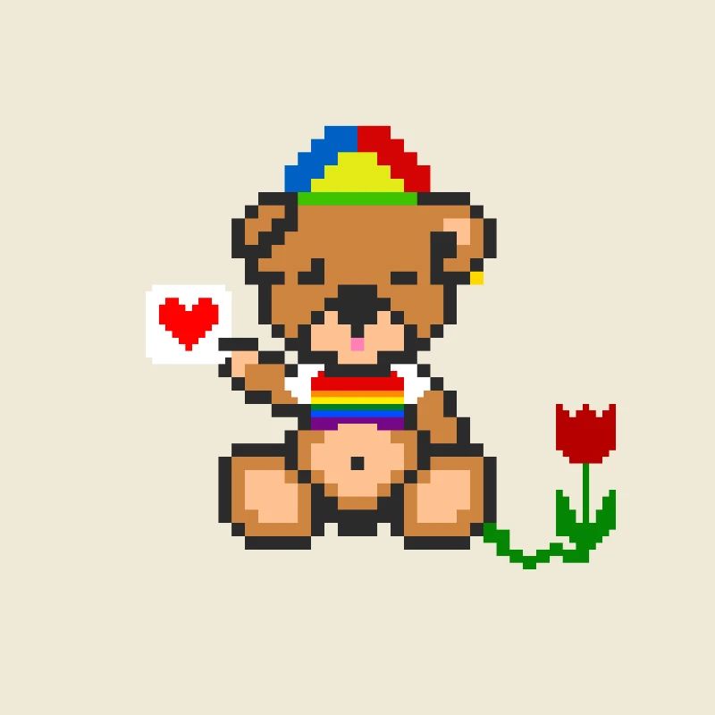 Pixel Bear Pride