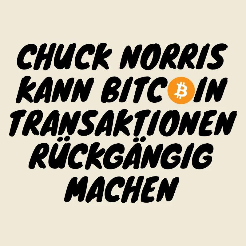 Krypto Chuck Norris kann Bitcoin transaktionen