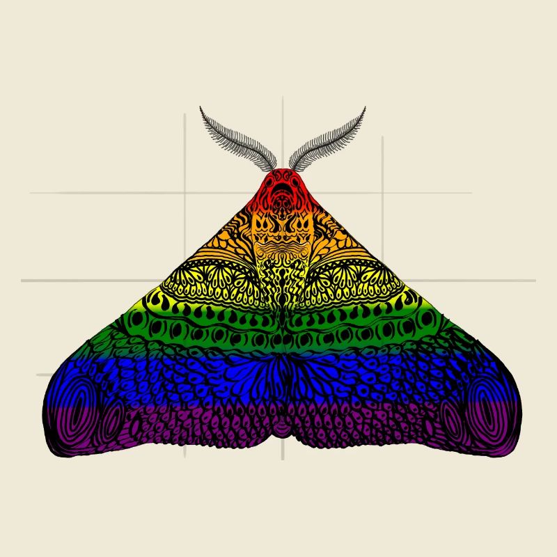 Pride Moth Motif A