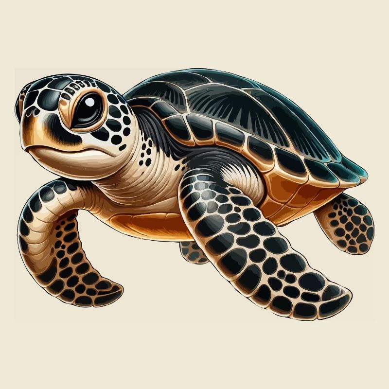 Green turtle large