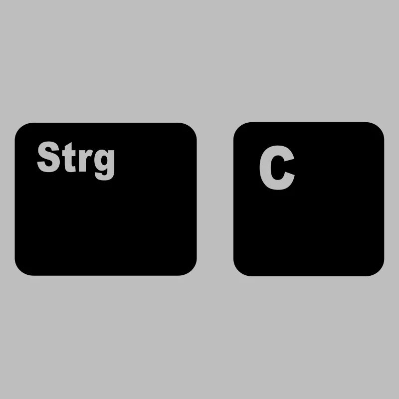 Strg C Copy and Paste Vater und Sohn Partner Shi